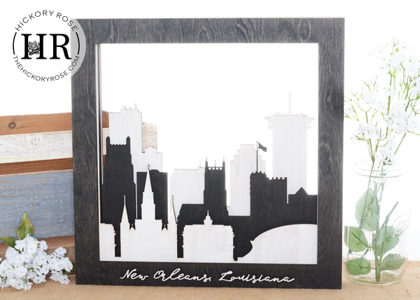 New Orleans | Skyline Shadowbox