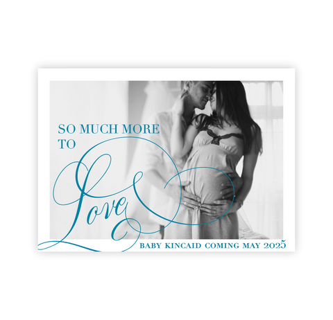 Elegant Script | Pregnancy Announcements