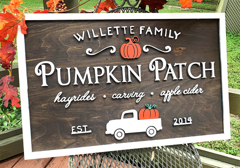 Pumpkin Patch | Wood Sign