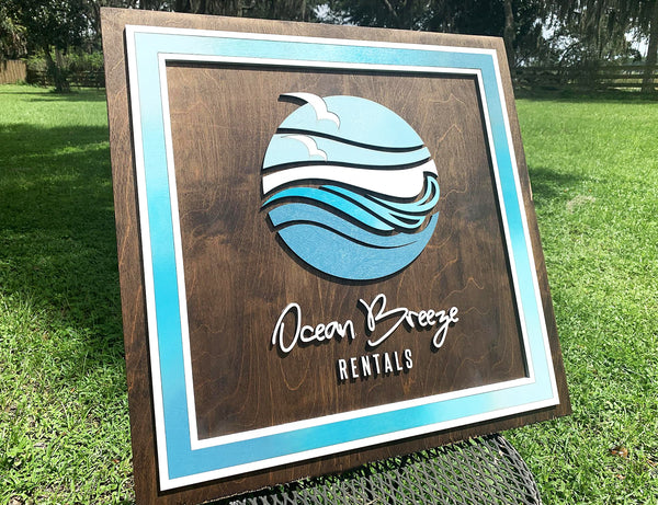 Interior Square Sign | Custom Logo Signs