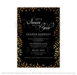 Golden Garden | Bridal Shower Invitation