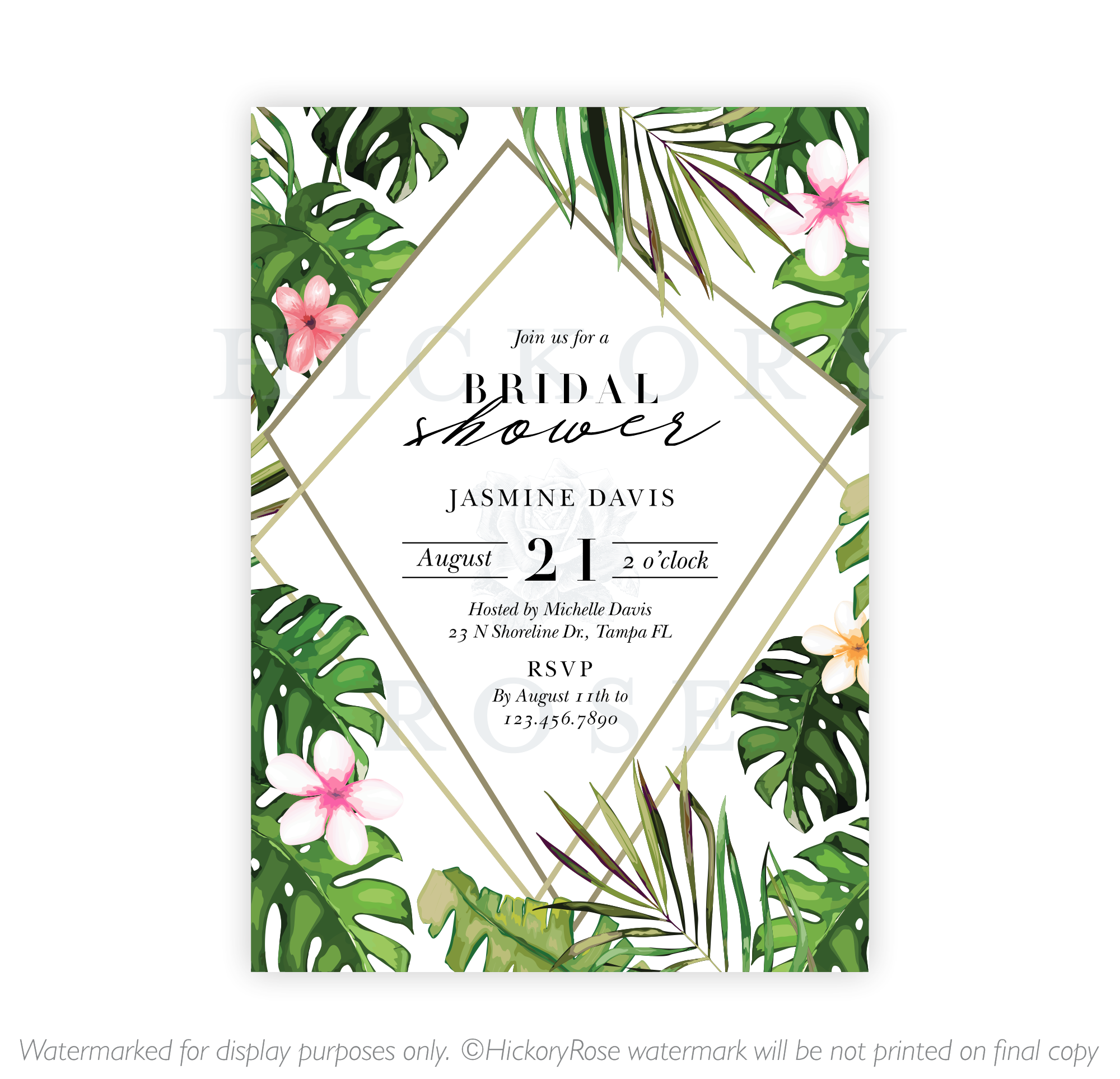 Jungle Garden | Bridal Shower Invitation