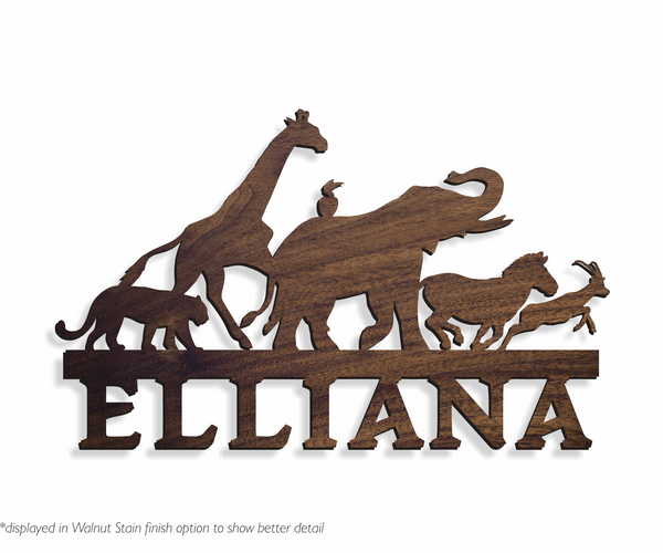 Safari | Custom Name Sign