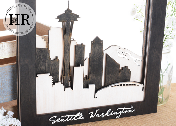 Seattle | Skyline Shadowbox