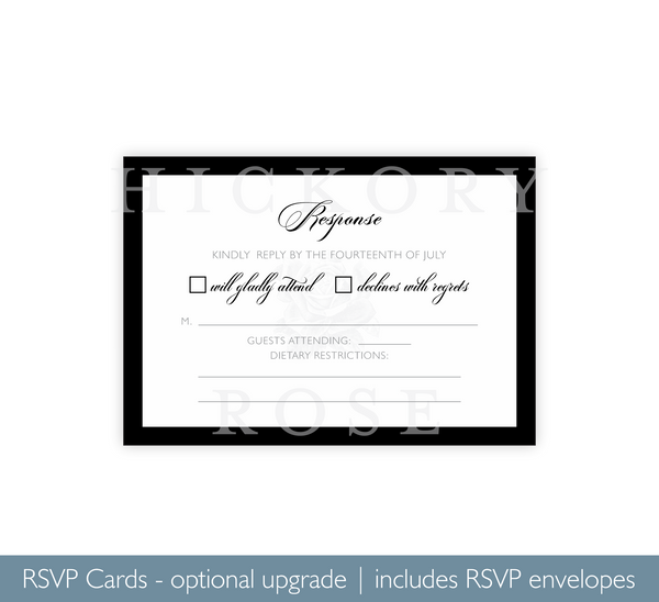 Seattle Skyline | Wedding Invitation