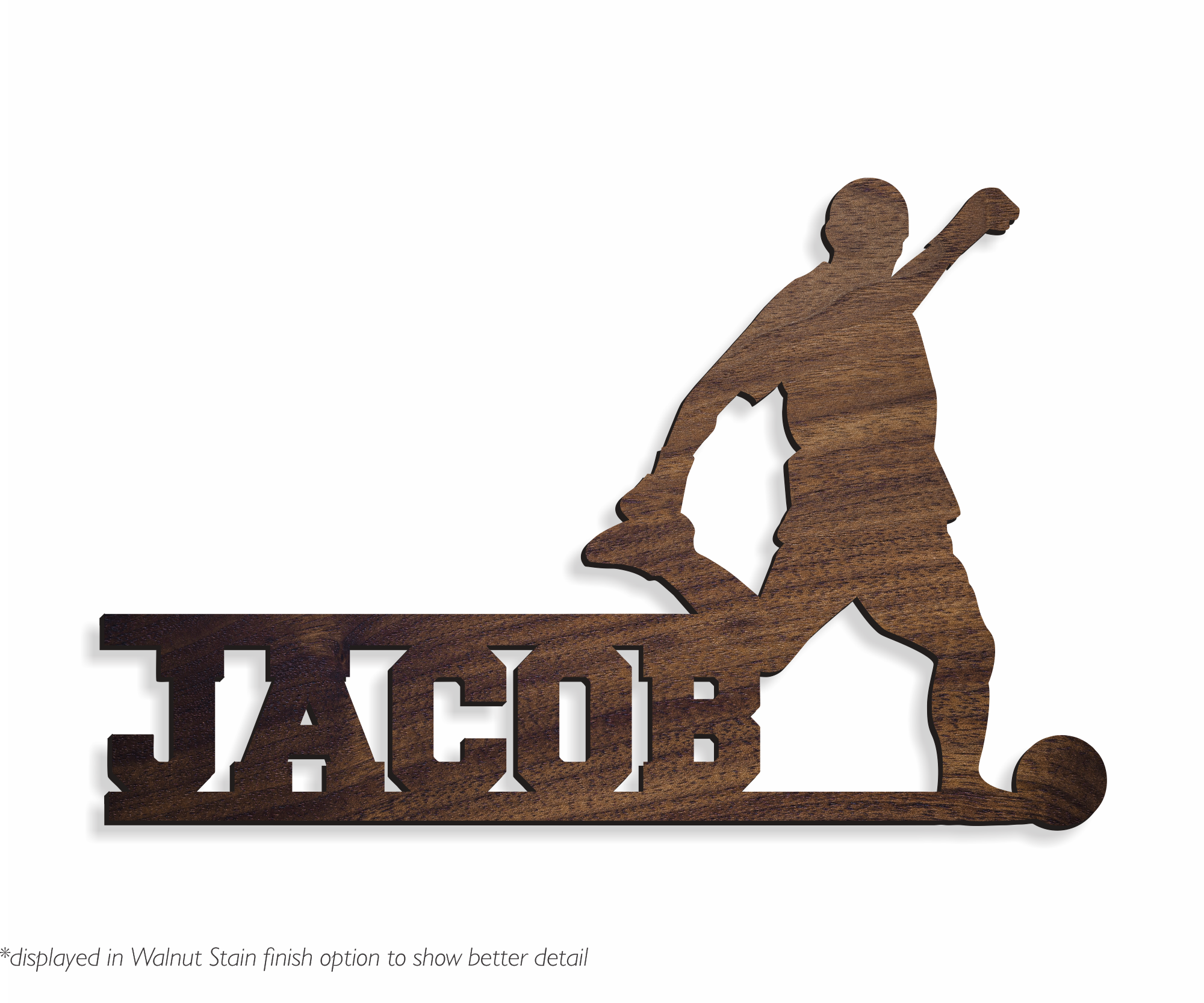 Soccer Player | Custom Name Sign