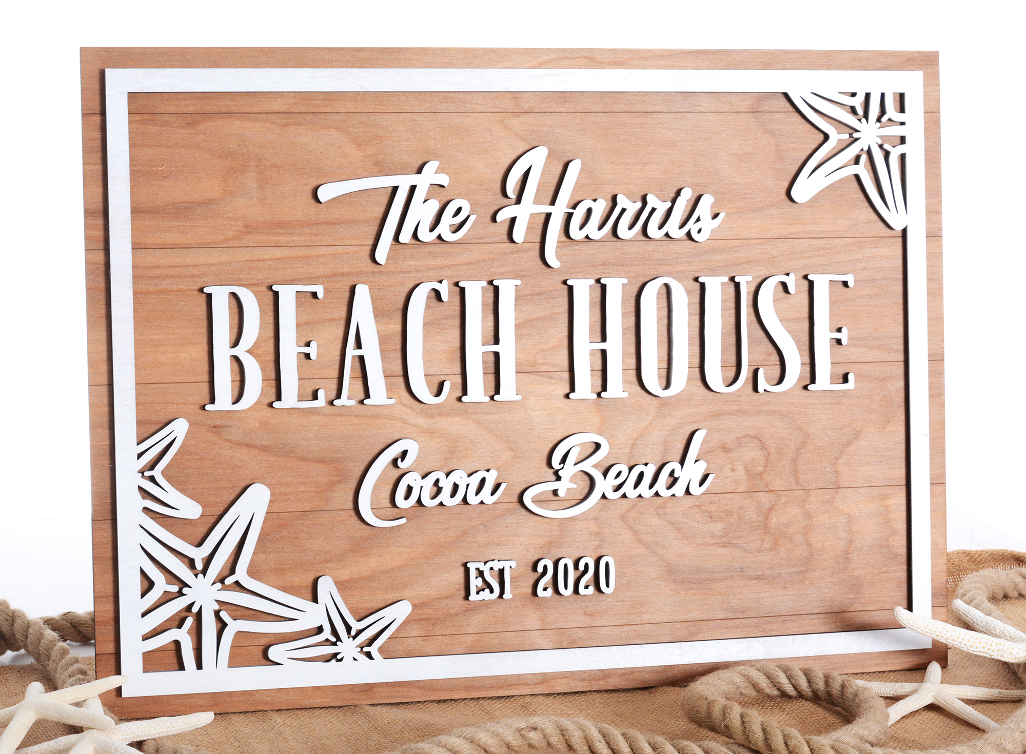 Starfish | Wood Sign