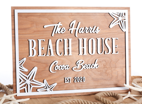 Starfish | Wood Sign
