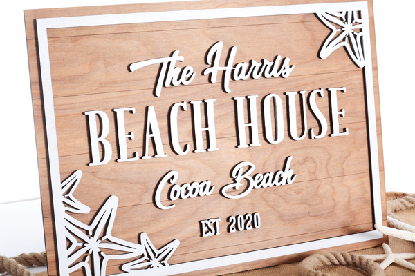 Starfish | Wood Sign