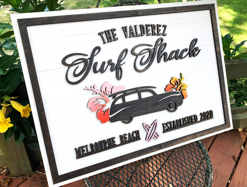 Surf Shack | Wood Sign