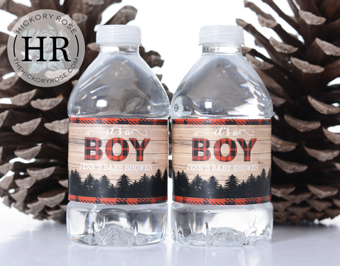 Little Lumberjack | Water Bottle Labels