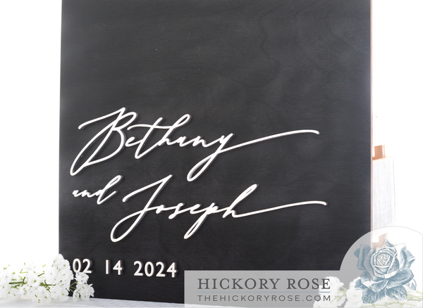 Minimalist Style | Wedding Sign
