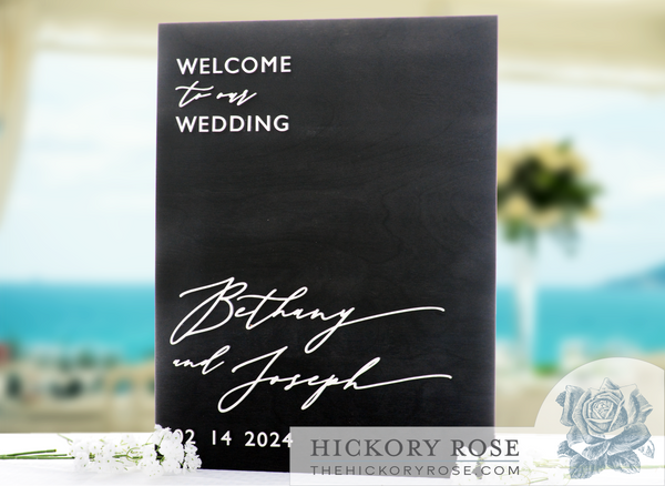 Minimalist Style | Wedding Sign