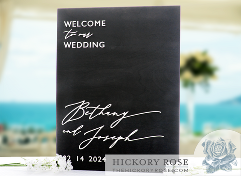 Minimalist Style | Wedding Sign