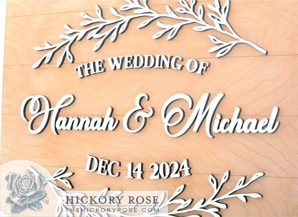 Branch Frames | Wedding Sign