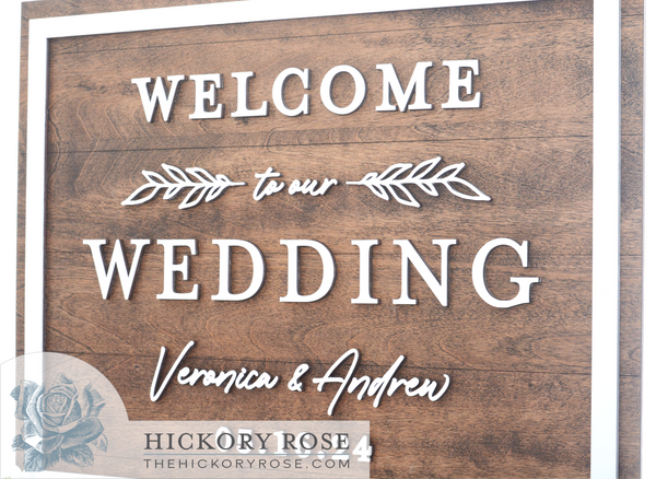 Elegant Welcome | Wedding Sign