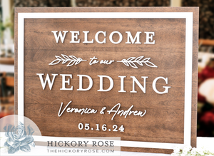 Elegant Welcome | Wedding Sign