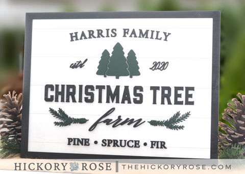 Christmas Trees | Wood Sign