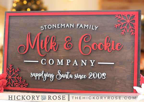 Milk & Cookies | Wood Sign