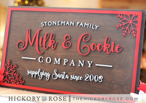 Milk & Cookies | Wood Sign