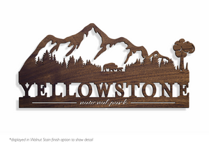 Yellowstone | National Park Sign